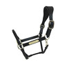 Leather anatomic halter black Full