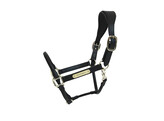 Leather anatomic halter black Full