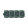 Polar Fleece bandage velvet pearls pine green