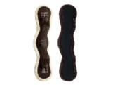 Sheepskin anatomic short girth brown 65 cm