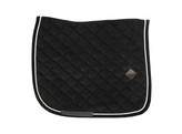 Saddle Pad corduroy dressage Black