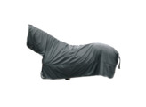 Horse rain coat Grey M  125-140 