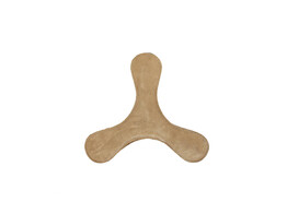 Dog toy pastel boomerang beige
