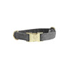 Dog Collar wool grey XL 45-75cm